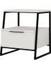 Scandinavia Concept Nachttisch "Pal" in Weiß - (B)45 x (H)50 x (T)40 cm