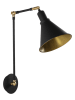 Opviq Lampa ścienna "Berceste" w kolorze złoto-czarnym - 20 x 56 cm