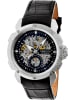 Heritor Automatisch horloge "Conrad" zwart/zilverkleurig