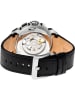 Heritor Automatisch horloge "Conrad" zwart/zilverkleurig