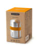 Black+Blum Isoleer-lunchbeker "Food Flask" zilverkleurig/oranje - 400 ml
