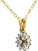 Diamant Vendôme Gold-Anhänger mit Diamanten