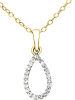 Vittoria Jewels Gouden hanger met diamanten