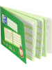 Oxford Zeszyty (5 szt.) w kolorze zielonym - A5