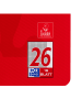 Oxford Zeszyty (10 szt.) w kolorze czerwonym - A4