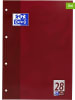 Oxford 5er-Set: Schulblöcke "Oxford - Lineatur 28" in Rot - DIN A4