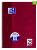 Oxford 5-delige set: collegeblokken "Oxford - Liniatuur 25" rood - A4