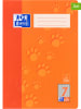 Oxford 10er-Set: Schulhefte "Oxford - Lineatur 7" in Orange - DIN A4