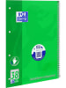Oxford 2-delige set: linkshandig collegeblok "Oxford - Lineatur 38" groen - A4