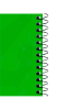 Oxford 2-delige set: linkshandig collegeblok "Oxford - Lineatur 38" groen - A4