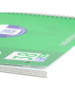 Oxford 2-delige set: linkshandig collegeblok "Oxford - Lineatur 38" groen - A4
