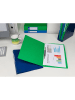 Oxford 10 delige set: snelbinders "Top File+" groen - A4