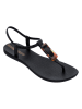 Ipanema Japonki "Class Charm" w kolorze czarnym