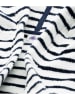 PETIT BATEAU Bademantel in Weiß/ Dunkelblau