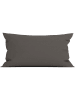 Heckett Lane Poszewka satynowa "Elementi" w kolorze antracytowym na poduszkę