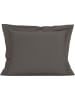 Heckett Lane Poszewka satynowa "Elementi" w kolorze antracytowym na poduszkę