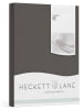 Heckett Lane Satin-Bettlaken "Elementi" in Anthrazit