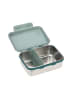 Lässig Lunchbox "Adventure" in Grün/ Silber