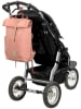 Lässig Wickelrucksack in Rosa - (B)30 x (H)46 x (T)14,5 cm