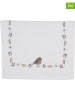 Clayre & Eef 2-delige set: gastendoeken wit/meerkleurig - (L)66 x (B)40 cm