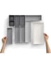 JosephJoseph Schubladenorganizer "Blox 10" in Grau/ Anthrazit/ Weiß - (L)52,5 x (B)44 cm