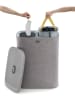 JosephJoseph Wäschekorb "Tota" in Grau - 2x 45 l
