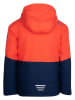 Trollkids Kurtka narciarska "Hallingdal" w kolorze pomarańczowo-granatowym