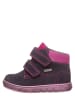 Richter Shoes Leder-Sneakers in Dunkelblau/ Pink