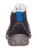 Richter Shoes Skórzane botki zimowe w kolorze granatowym
