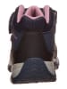 Richter Shoes Buty trekkingowe w kolorze granatowo-jasnoróżowym