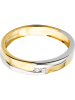 Diamant Exquis Witgouden/gouden ring met diamanten