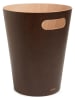 umbra Papierkorb "Woodrow" in Braun - 7,5 l