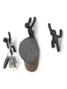 umbra 3er-Set: Wandhaken "Buddy" in Schwarz - (B)8 x (H)18 x (T)7 cm