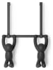 umbra Türgarderobe "Buddy" in Schwarz - (B)22 x (H)30 x (T)11 cm