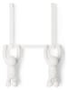 umbra Türgarderobe "Buddy" in Weiß - (B)22 x (H)30 x (T)11 cm