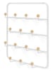 umbra Wandgarderobe "Estique" in Weiß - (B)36 x (H)60 x (T)9 cm