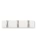 umbra Garderobenleiste "Flip 3" in Weiß - (B)30 x (H)6 x (T)3 cm