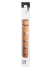 umbra Garderobenleiste "Flip 5" in Hellbraun - (B)51 x (H)6 x (T)3 cm