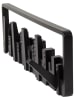 umbra Wandgarderobe "Skyline" in Schwarz - (B)50 x (H)15 x (T)5 cm