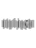 umbra Wandgarderobe "Sticks" in Grau - (B)49 x (H)18 x (T)3 cm