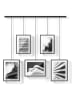 umbra Bilderleiste "Exhibit" in Schwarz - (L)79 x (B)70 cm