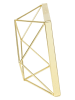 umbra Bilderrahmen "Prisma" in Messing - (B)20 x (H)15 x (T)7 cm