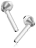 SmartCase Bluetooth-In-Ear-Kopfhörer in Weiß/ Silber