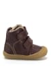 Naturino Leder-Winterboots in Aubergine