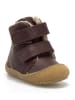 Naturino Leder-Winterboots in Aubergine