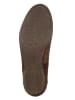 Skechers Skórzane botki "Arch Fit Lasso-Classy Charmer" w kolorze brązowym