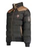Geographical Norway Doorgestikte jas "Abramovitch" zwart