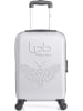 Les P´tites Bombes 2tlg. Set: Hardcase-Trolley und Beautycase "Francette-H" in Silber