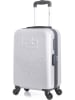 Les P´tites Bombes 2tlg. Set: Hardcase-Trolley und Beautycase "Francette-H" in Silber