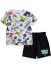 Converse 2-delige outfit wit/zwart
